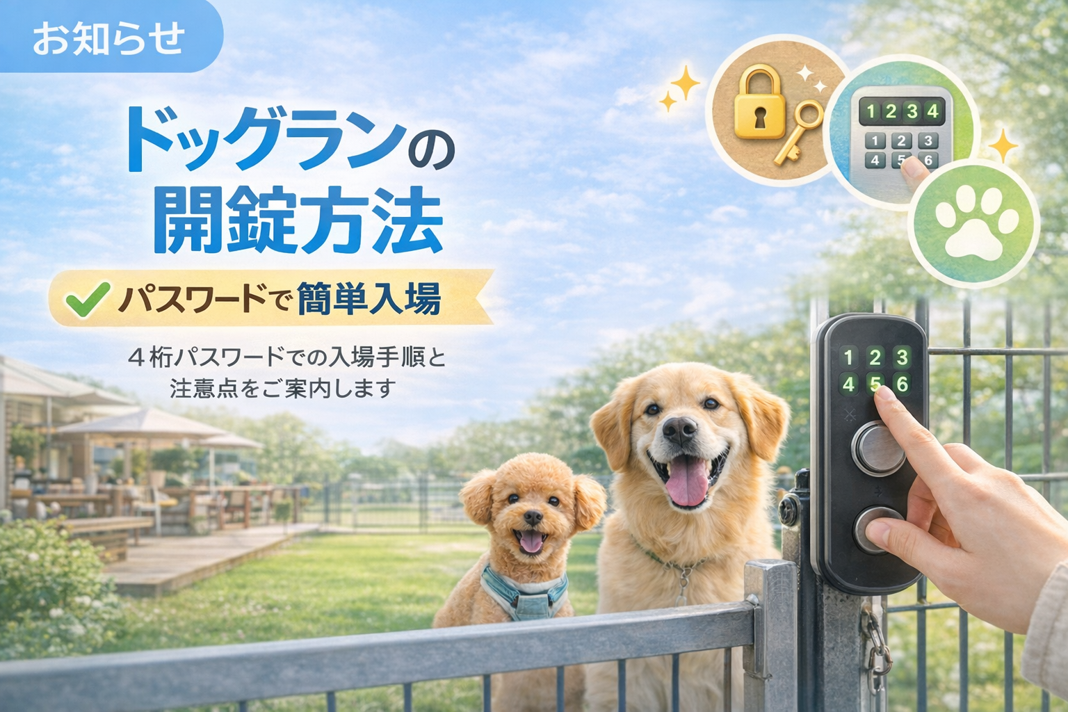 カフェでのビジター受付方法