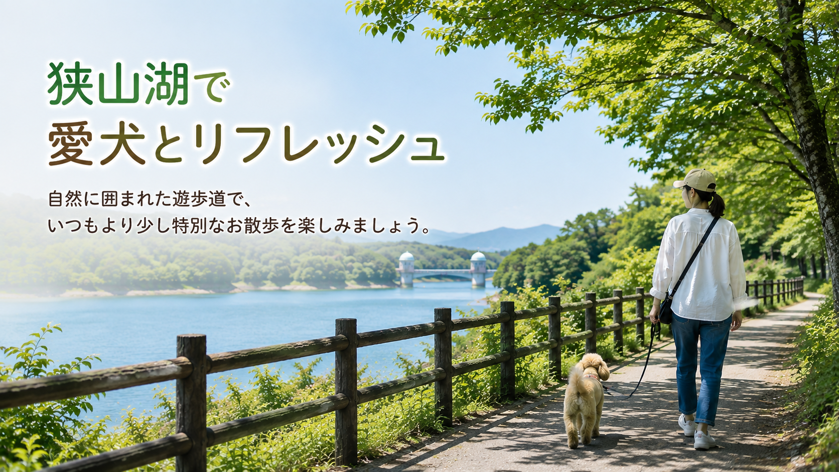 狭山湖を愛犬と散歩してみよう｜自然を満喫できる所沢の人気お散歩